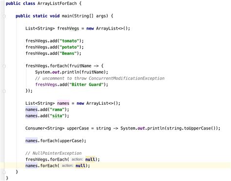 java arraylist foreach|Java forEach() with Examples .